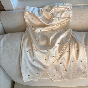 Hello Molly feeling sparkly mini dress champagne